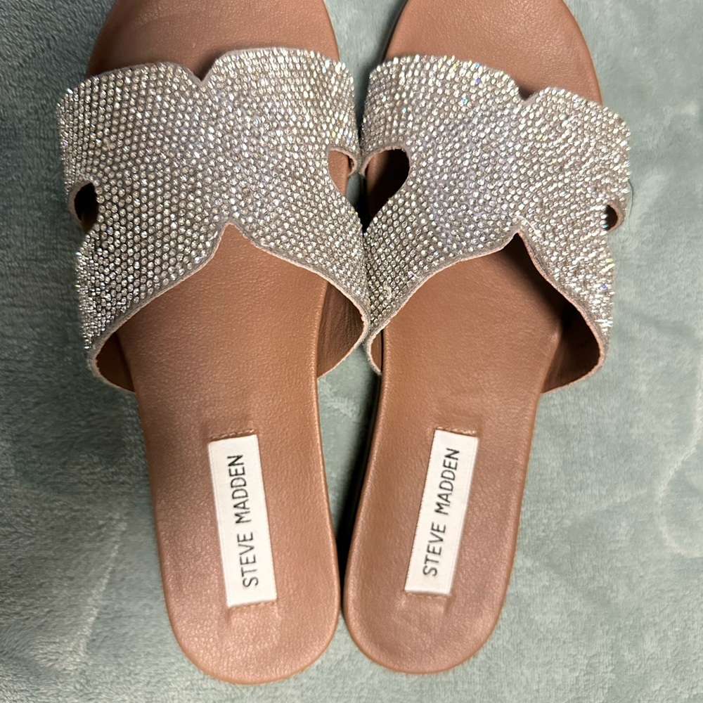 Beautiful rhinestone sandals